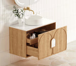 Load image into Gallery viewer, Laguna Natural Oak Wall Hung Vanity
