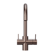 MECCA 3 WAY FILTERED MIXER TAP BRUSHED BRONZE