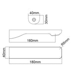 Load image into Gallery viewer, IVANO Series Black Bathtub/Basin Wall Spout
