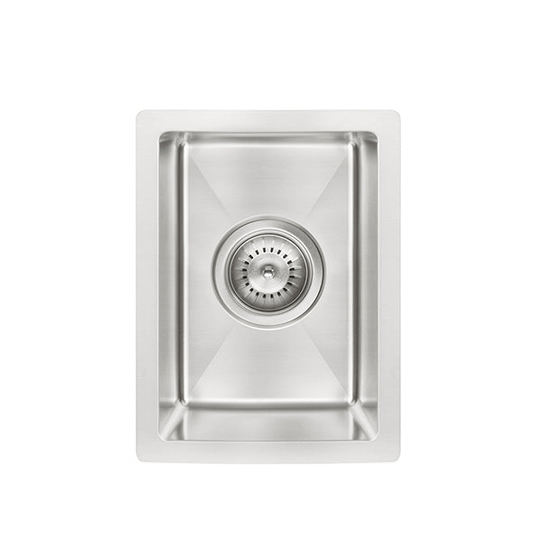 Bar Sink - Single Bowl 382 x 272 - PVD Brushed Nickel