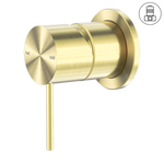 Load image into Gallery viewer, MECCA SHOWER MIXER 60MM PLATE BRUSHED GOLD
