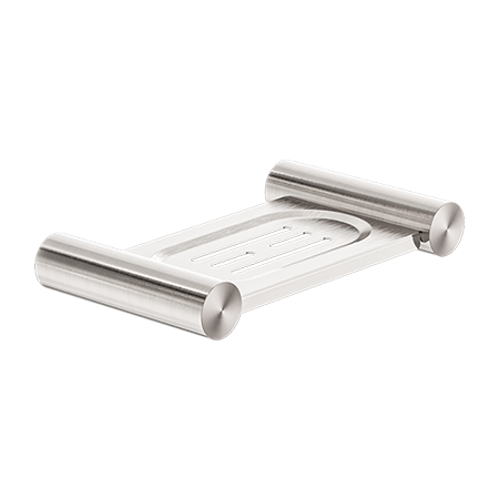 NEW MECCA SOAP DISH HOLDER BRUSHED NICKEL