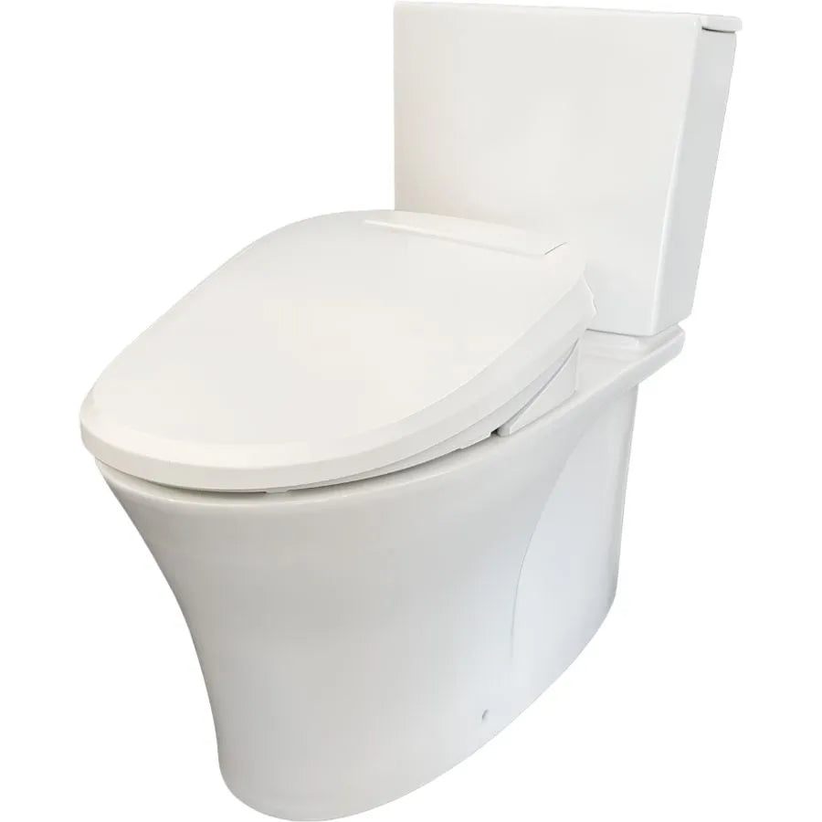 Veil 2pc BTW Toilet with  Kohler Bidet Seat C3-255 - Top Inlet Only