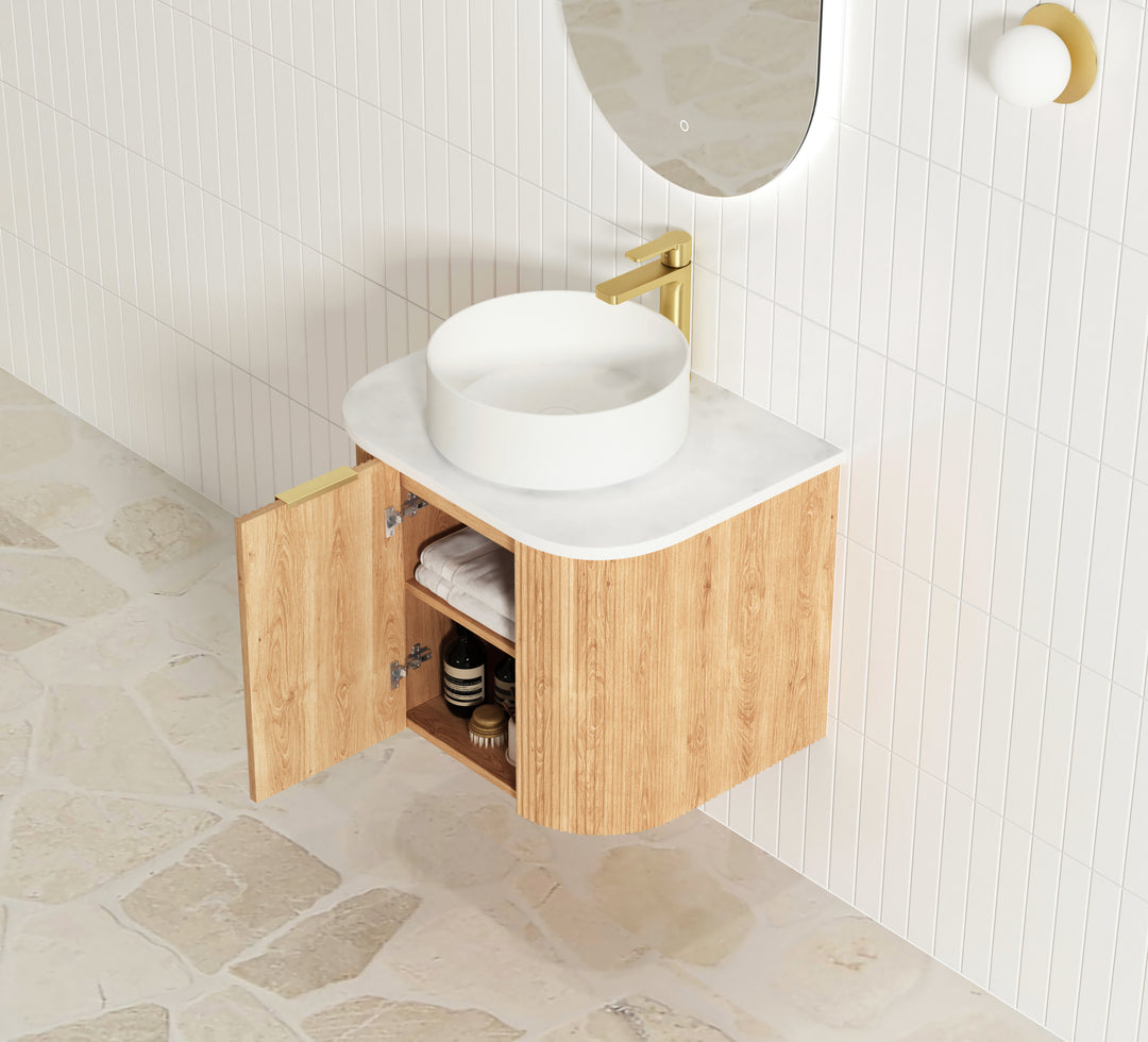 Bondi Woodland Oak Wall Hung Vanity