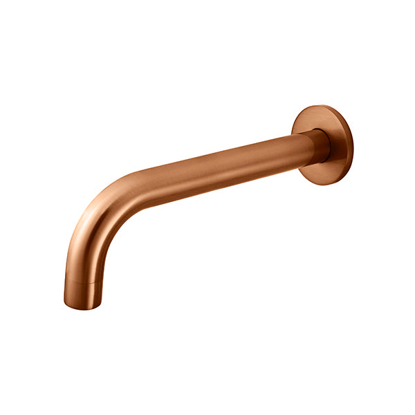 Universal Round Curved Spout - PVD Tiger Bronze