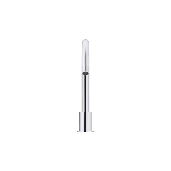 Round Hob Mounted Swivel Spout - Polished Chrome