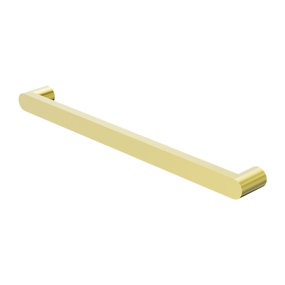 BIANCA 240V SINGLE HEATED TOWEL RAIL BRUSHED GOLD
