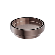 130MM ROUND TILE INSERT FLOOR WASTE 100MM OUTLET BRUSHED BRONZE