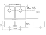 Load image into Gallery viewer, Strive 32&quot; undermount double-bowl kitchen sink with accessories
