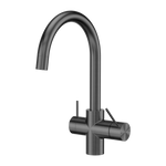 Load image into Gallery viewer, MECCA 3 WAY FILTERED MIXER TAP GUN METAL
