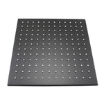 Load image into Gallery viewer, Square Black Brass Shower Head 250mm

