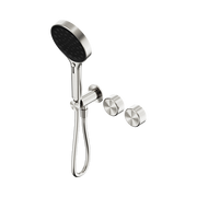 Serenity Progressive Shower System With Metal Handle And Serenity Hand Shower Brushed Nickel