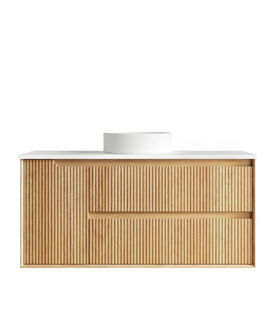 Byron Fluted with Stone Top