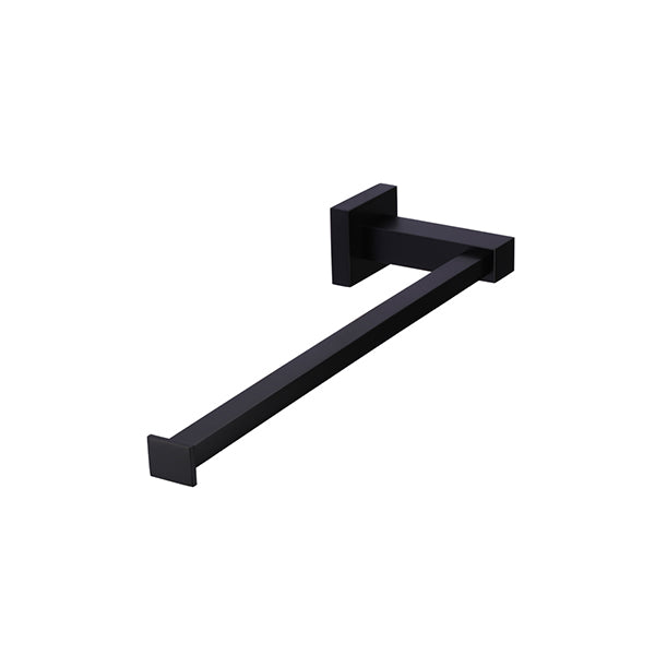 Square Guest Towel Rail - Matte Black