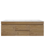 Load image into Gallery viewer, Camden Morden Wall Hung Vanity Prime Oak

