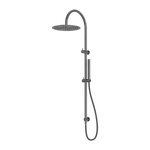Load image into Gallery viewer, Zen SS316L Twin Shower With Outdoor Shower Hose Graphite
