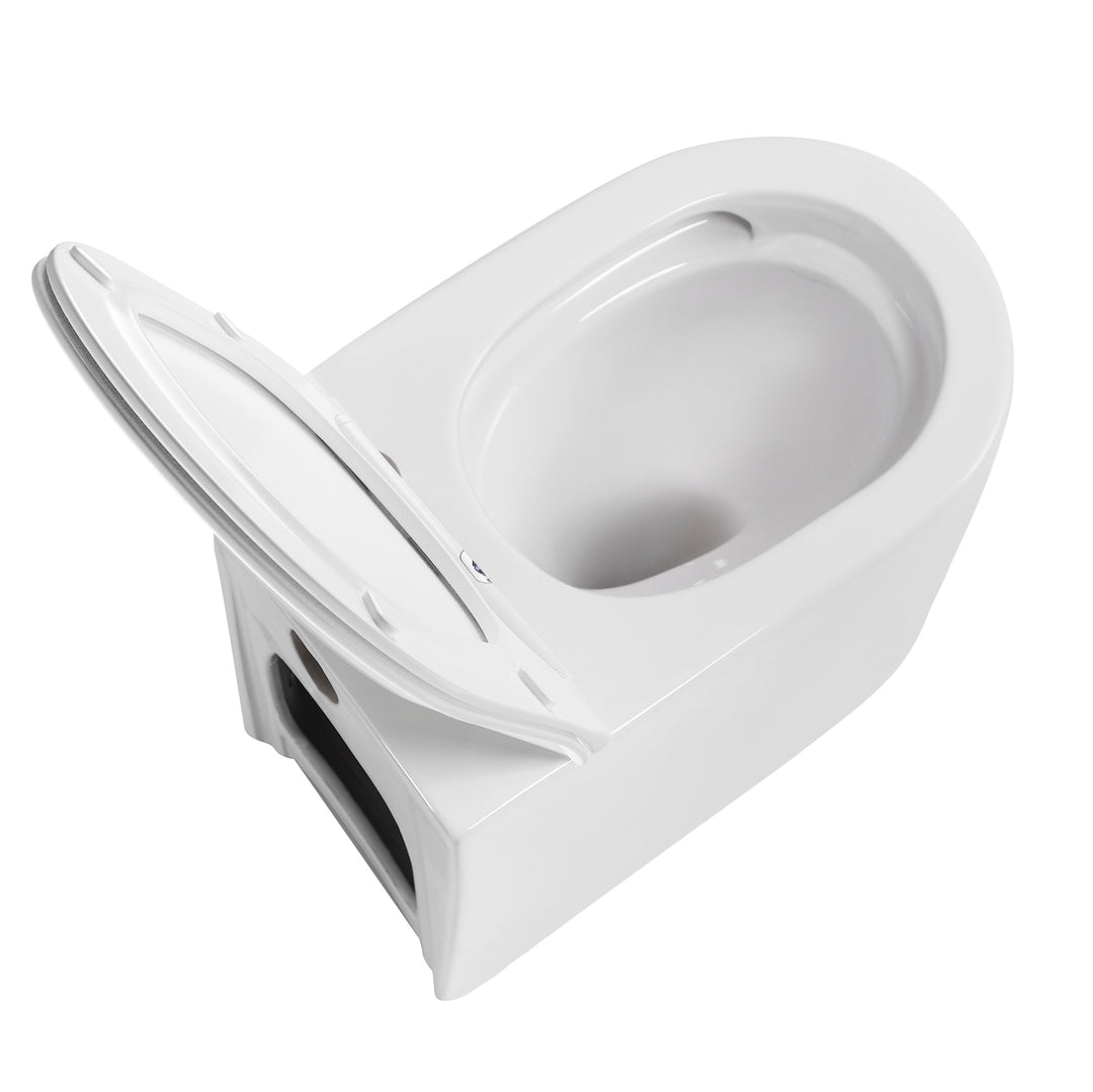 Alzano WF Hurricane Pan  Slim Seat / Geberit Inwall Cistern Set (Push Plate Sold Separately)