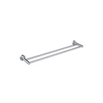 Load image into Gallery viewer, Round Double Towel Rail 600mm - Polished Chrome
