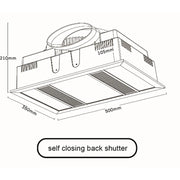 Slender White  1000W HALOGEN SUPERIOR