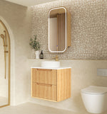 Load image into Gallery viewer, Byron Fluted with Stone Top
