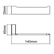 IVANO Series Brushed Nickel Toilet Paper Holder