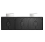 Load image into Gallery viewer, Laguna Black American Oak Wall Hung Vanity
