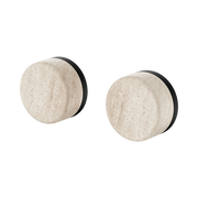 Serenity Wall Top Assembly With Rome Travertine Handle Matte Black