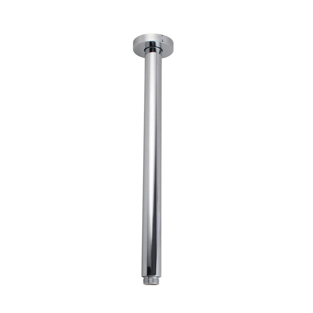 Round Chrome Ceiling Shower Arm 400mm
