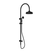 YORK TWIN SHOWER WITH METAL HAND SHOWER MATTE BLACK