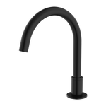 Load image into Gallery viewer, KARA HOB MOUNT BATH SPOUT ONLY G1/2 FEMALE INLET MATTE BLACK
