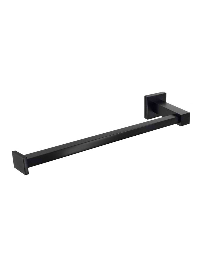 Square Guest Towel Rail - Matte Black