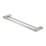 Load image into Gallery viewer, BIANCA DOUBLE TOWEL RAIL 800MM BRUSHED NICKEL
