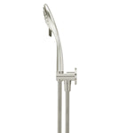 Load image into Gallery viewer, Round Three Function Hand Shower on Fixed Bracket - PVD Brushed Nickel
