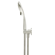Round Three Function Hand Shower on Fixed Bracket - PVD Brushed Nickel