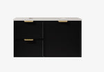 Load image into Gallery viewer, Madura Federation Wall Hung Cabinet Matte Black
