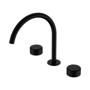 Serenity Bath/Kitchen Set Arc Spout With Metal Handle Matte Black