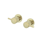 Load image into Gallery viewer, Round Quarter Turn Wall Top Assemblies - PVD Tiger Bronze
