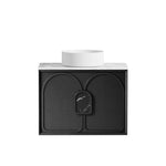Load image into Gallery viewer, Laguna Black American Oak Wall Hung Vanity
