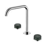 Load image into Gallery viewer, Serenity Bath/Kitchen Set Edge Spout With Verde Alpi Handle Chrome
