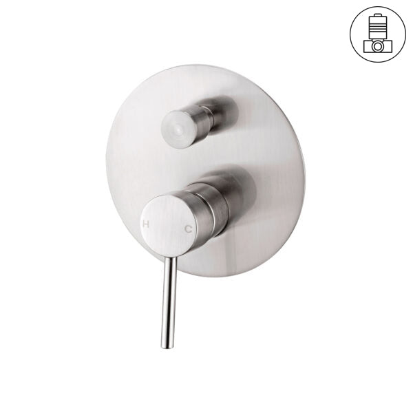 DOLCE SHOWER MIXER WITH DIVERTOR BRUSHED NICKEL