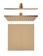 Load image into Gallery viewer, Square Rose Gold Brass Shower Head 250mm
