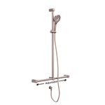 Load image into Gallery viewer, MECCA CARE 32MM T BAR GRAB RAIL AND ADJUSTABLE SHOWER SET 1100X750MM BRUSHED BRONZE

