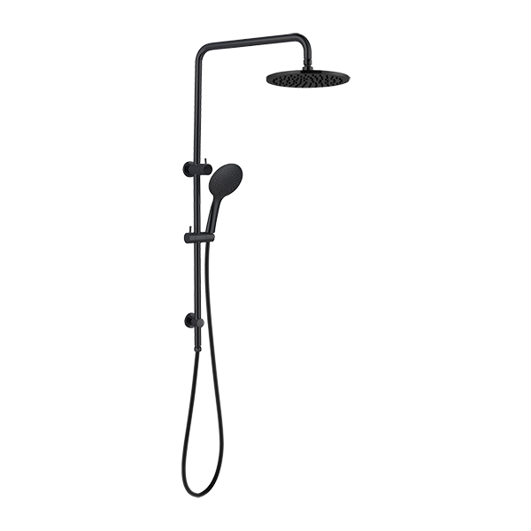 ROUND TWIN SHOWER MATTE BLACK