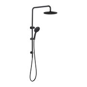 ROUND TWIN SHOWER MATTE BLACK