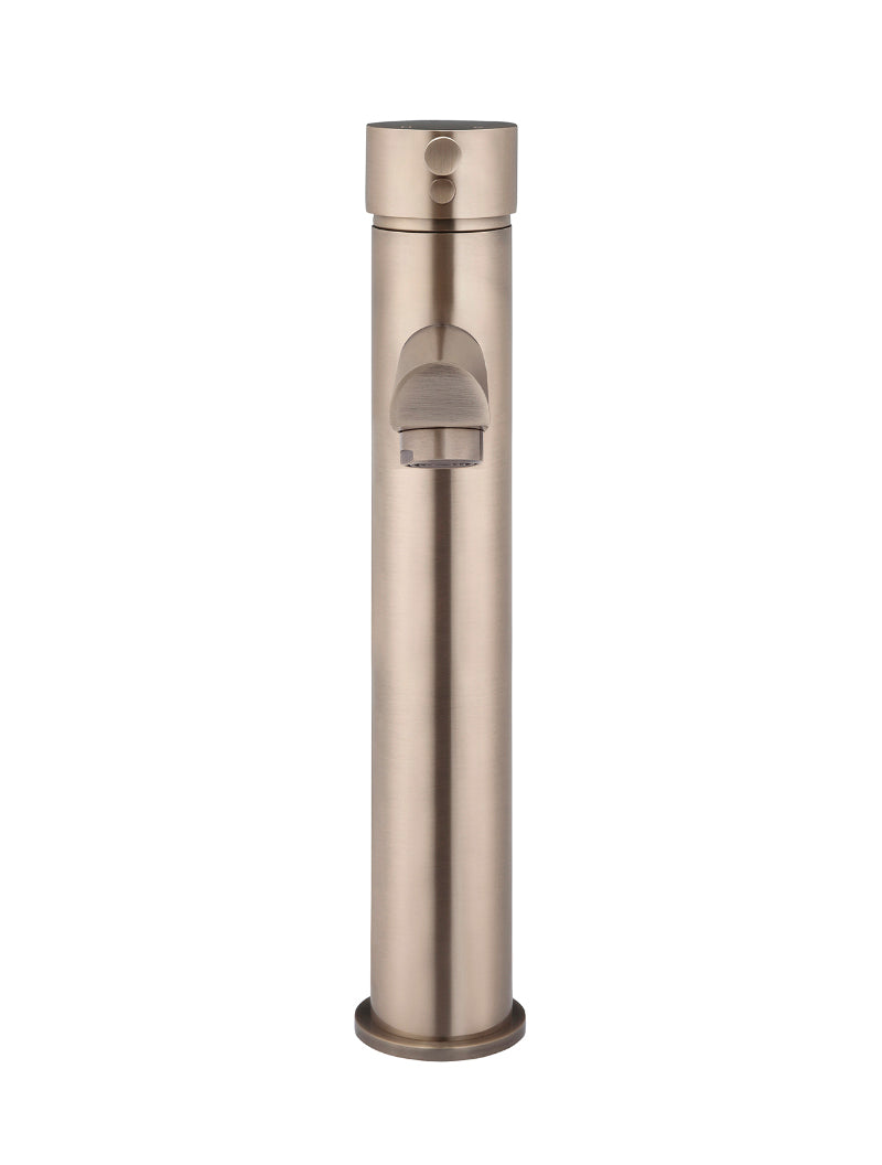 Round Tall Basin Mixer -Champagne