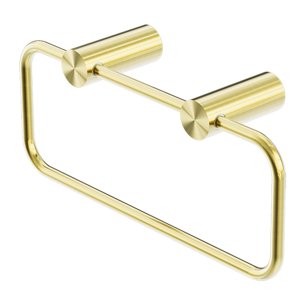 NEW MECCA TOWEL RING BRUSHED GOLD