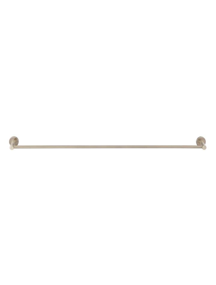 Round Single Towel Rail 900mm - Champagne