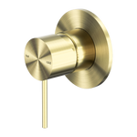 Load image into Gallery viewer, MECCA SHOWER MIXER 80MM PLATE BRUSHED GOLD
