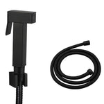Load image into Gallery viewer, Square Black BrassToilet Bidet Spray Kit with Stainless Steel Hose
