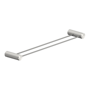 OPAL DOUBLE TOWEL RAIL 800MM BRUSHED NICKEL